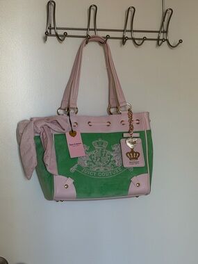 Juicy Couture Retro Green Scottie Dogs Daydreamer, NWT
